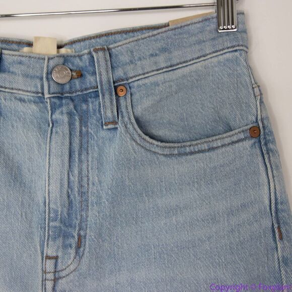 NEW Madewell High-Rise Slim Crop Boyjean in Dumas Wash: Ripped Edition, 25 - Picture 13 of 16